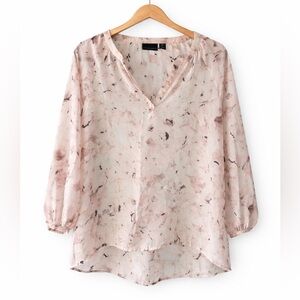 Cynthia Rowley floral blouse small